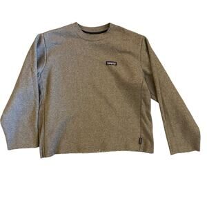 Patagonia Uprisal Crew Pullover Sweatshirt Womens Medium Crewneck Gray Logo